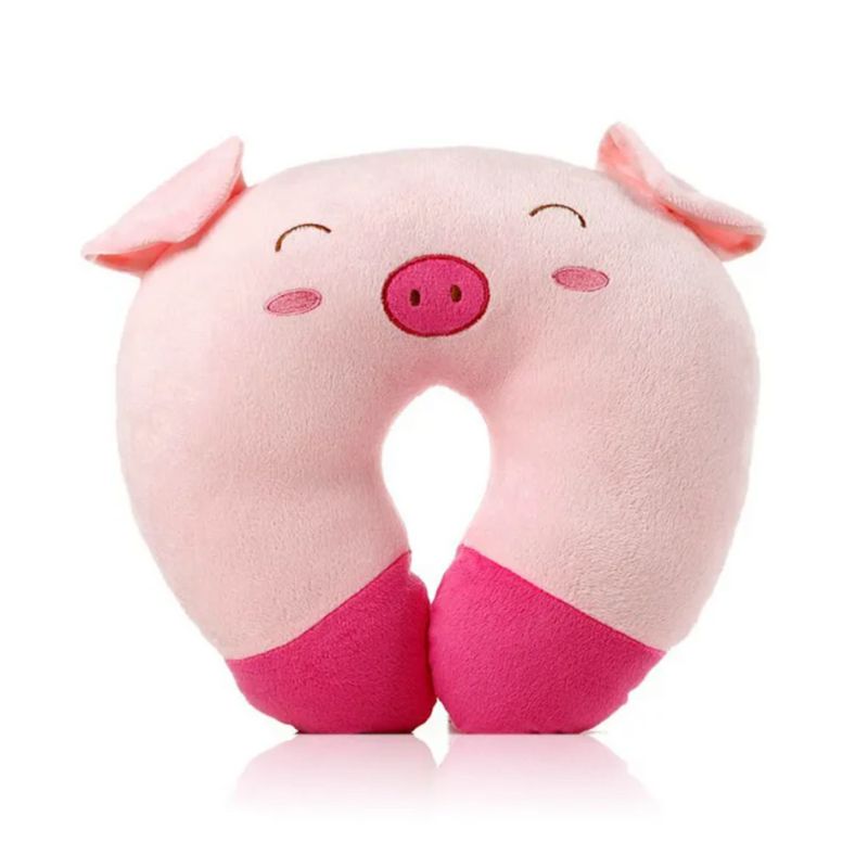 plush travel pillow - Pig