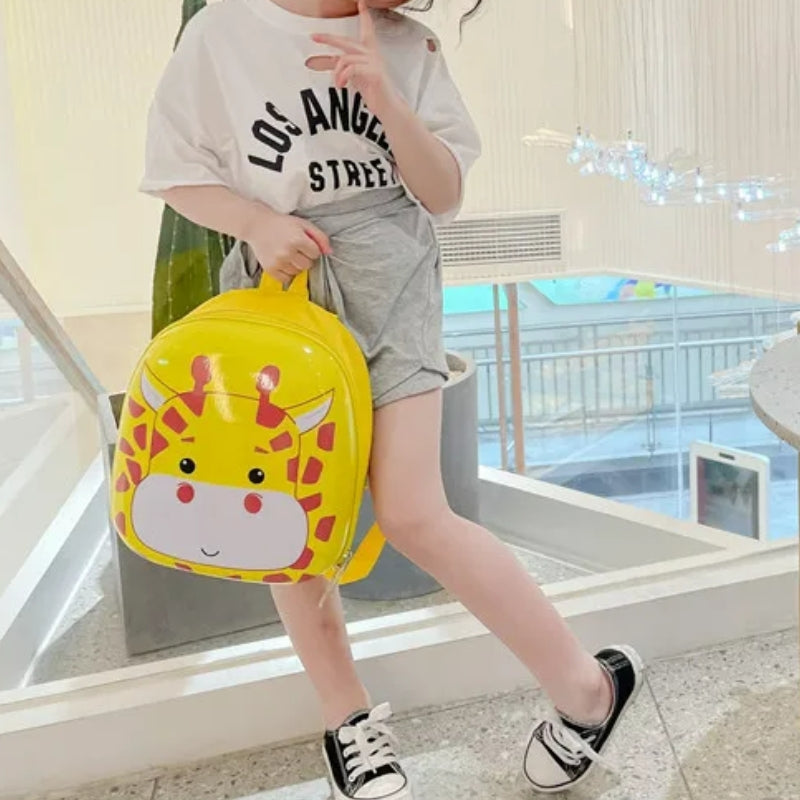 preschool child backpack bag carried by hand - Giraffe - Crocodile - Lion - Cat
