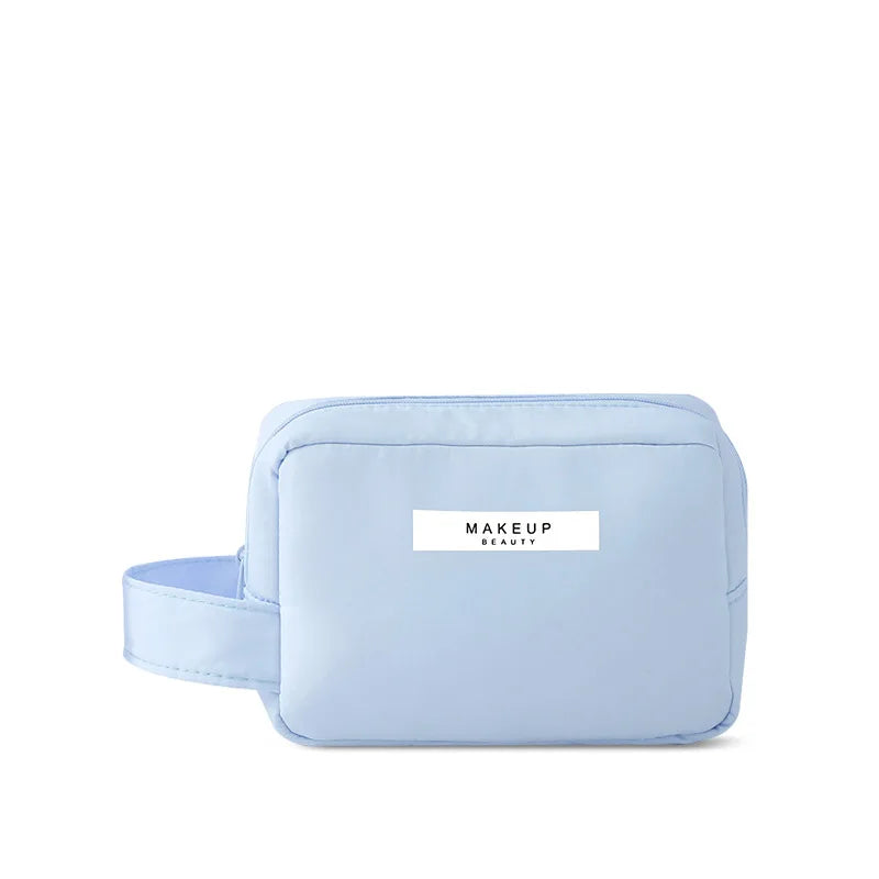 women's toiletry and makeup bag - Sky Blue - S