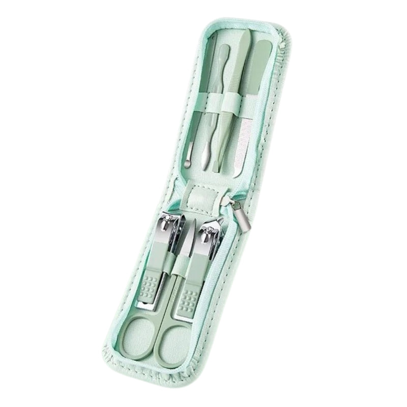 travel nail clipper - Green 7 Pieces