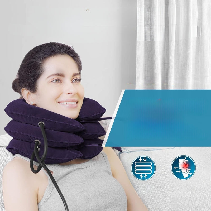 inflatable cushion for airplane - Grey - Gray - Purple