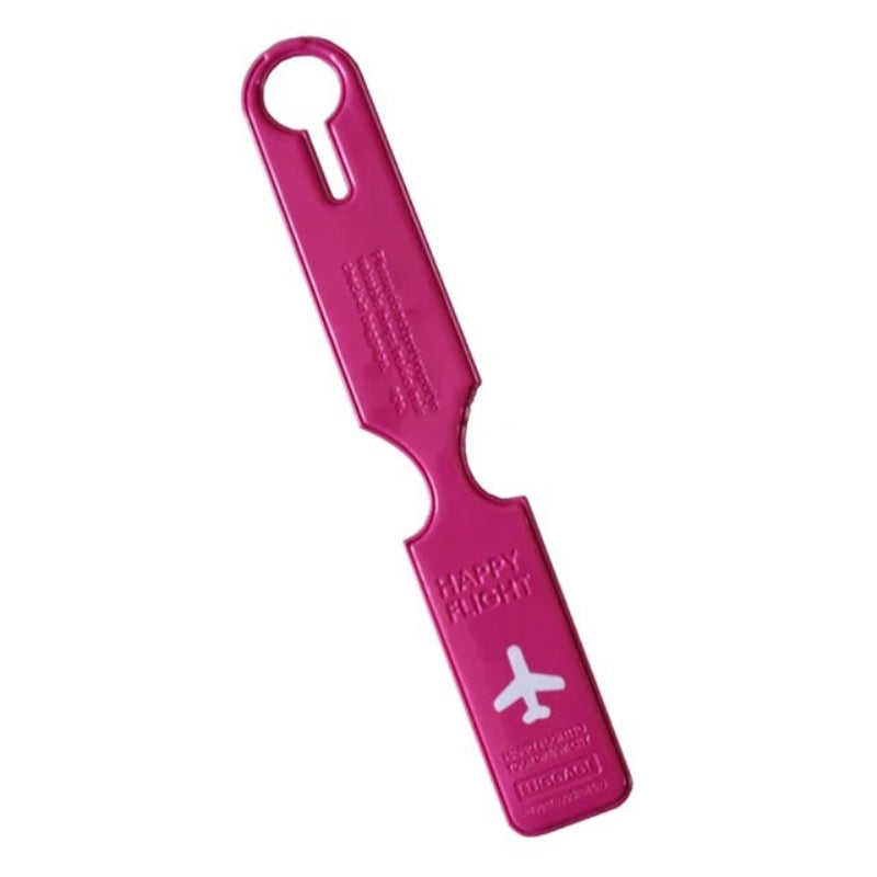 suitcase luggage tag - Fuchsia