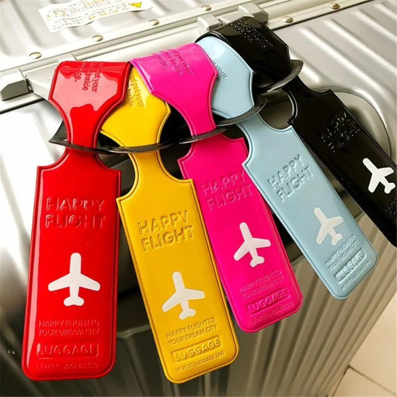 luggage tag child - Black - Blue - Pink - Fuchsia - Yellow