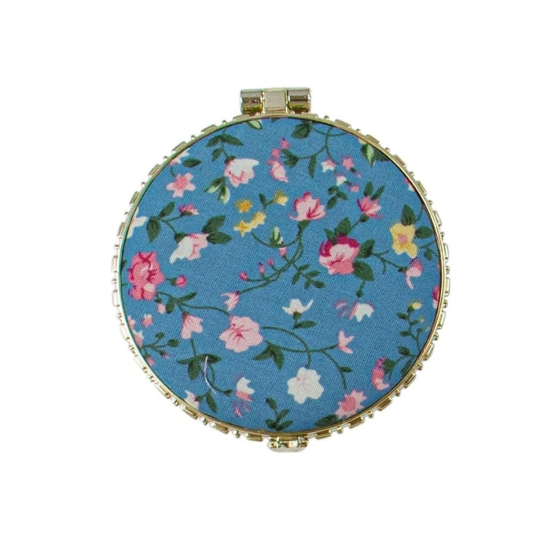 small round mirror - Blue