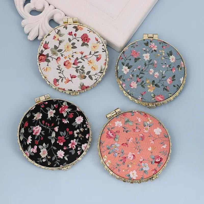 folding mirror - White - Black - Blue - Pink