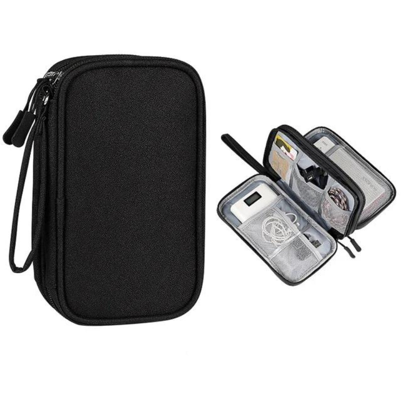 pouch with drawstring - Grey - Gray - Blue - Black - Pink