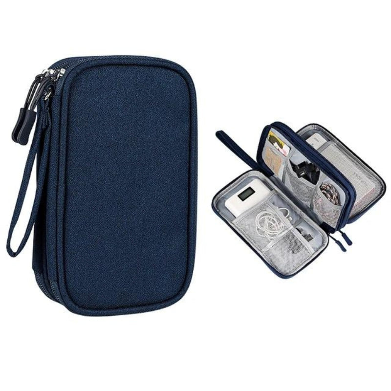 cable pouch - Grey - Gray - Blue - Black - Pink