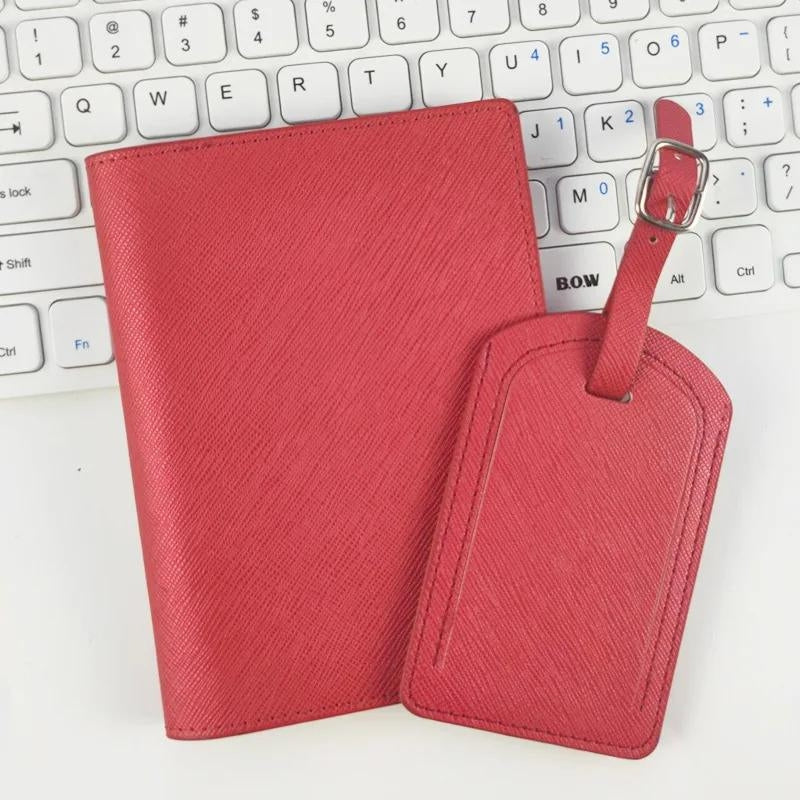 passport travel wallet - Brown - Black - Blue - Red - Grey - Gray