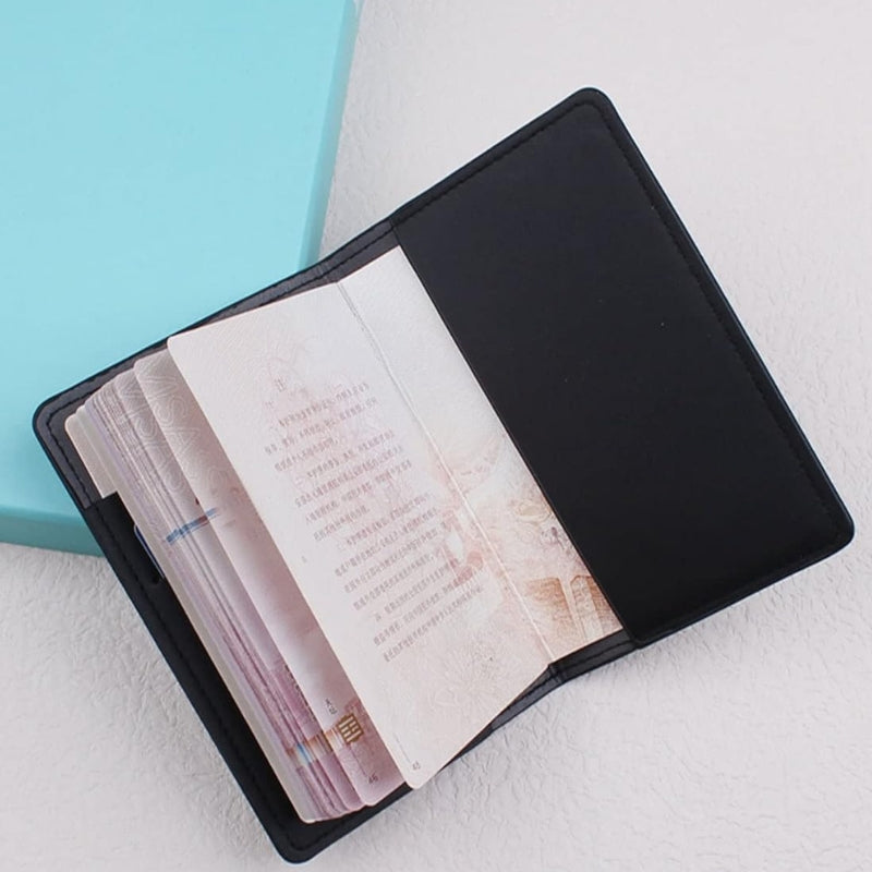 passport holder for men - Black - Brown - Purple - Pink - White