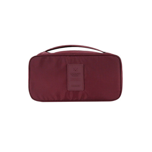 travel underwear organizer - Red