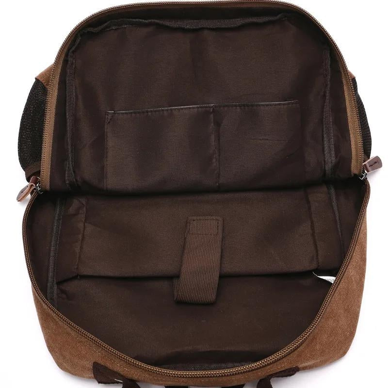 vintage canvas backpack - Dark Blue - Grey - Gray - Army green - Khaki