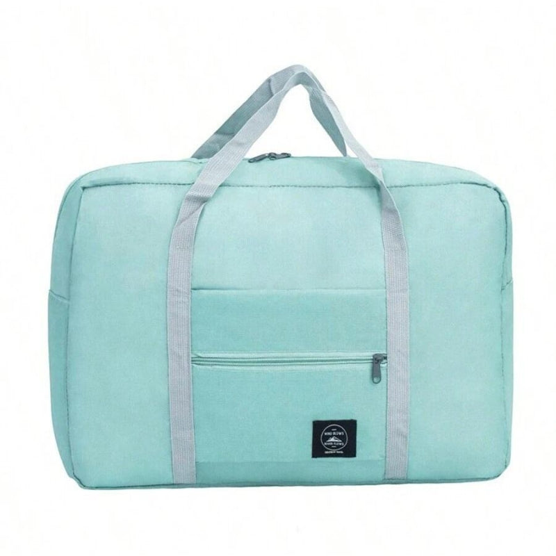 foldable travel bag large capacity - Light Blue