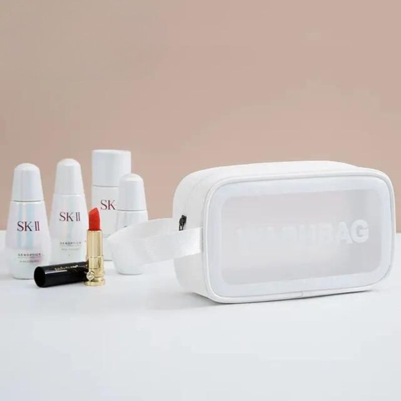 toiletry bag on the plane - White - S